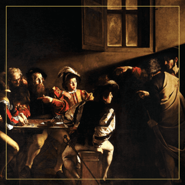 Caravaggio, between shadows and light